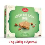 Haldirams Chana Dry Fruit Burfi 1 kg (500g x 2 packs)