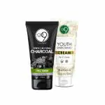 Oxi9 Essential 24ct Gold Youth Enriching Cream 100 gm For Even Skin Tone , Smooth Skin And Perfect Reviving Charcoal Face Wash 100 ml