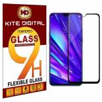 Kite Digital Oppo F9/F9 Pro/Realme U1/Realme 2 Pro/3 Pro/5 Pro/Realme Q/Samsung M20 Black 5D/6D/11D/21D Tempered Glass Screen Protector Full Installation Kit & Warranty (Pack of 3)