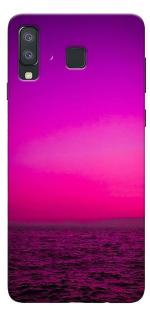 MobiEra Samsung Galaxy A8 Star Magenta Sea Wallpaper Plastic Designer Printed Hard Case Cover