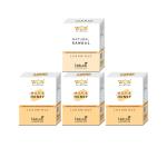 WON AYURVEDA Pure Sandal And Milk & Honey Soap - Pack Of 4