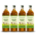 Vivek & Pure an Organic Range of Products 1L X 4 Sarso Oil | Mustard oil