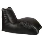 Couchette Buck XXXL Lounger Bean Bag Cover in Tan Faux Leather