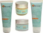 ORANIC Plant Derived Body Butter, Face Cream, Face Scrub and Face Wash Paraben and SLS Free Orange Peel Extract (pack of 4)