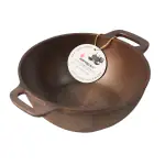 product image Aarogyam Cast Iron Loha Kadai Double Handle for Very Deep Frying Strong Handle 10 inch (2.5 LTR) | Pre-Seasoned | Gas & Induction Compatible | Naturally Non-Sticky & Nontoxic | Oven Safe