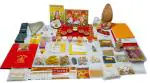 BHAKTI 2 SHAKTI MAKING WORSHIP SPECIAL - Diwali Pooja samagri (with 3 color cloth) | Padwa Pooja Kit | Bahi-khata puja | Deepawali Puja | Lakshmi Pujan Samagri | with Kalash | Diwali Worship Stuff |Jumbo series|58+ items