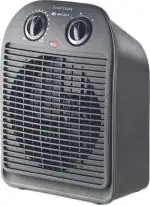 Bajaj Majesty RFX2 Blower/Fan Heater 1000 Watts/2000 Watts, Black