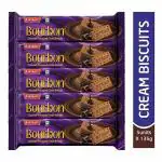 BAKEMATE Bourbon Chocolate Cream Filled Pack of 5