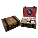 ZOROY Luxury Chocolate Diwali | Deepavali message Leatherette Suitcase Gift Hamper of assorted goodies - 200gms