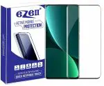 eZell Vivo V27 Pro 5G FULL TEMPERED Curve Glass, Ultra clear, Zero Bubbles, Sensitive touch,9H Hardness, Anti-Scratch Edge to Edge Full Glue Tempered Mobile Screen protector with Dry & Wet Wipes