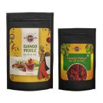 indie-gredients Punjabi Mango Pickle - Aam ka Achar | Homemade Mango Pickles | Meetha Aam ka Achar | Mango Achar Combo Pack Of 2 (500+250 GMS)