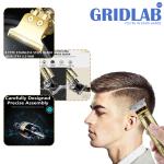 GRIDLAB Beard Hair Trimmer and Shaver For Men Adjustable Blade Clipper Trimmer 120 min Runtime 4 Length Settings