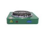 OQUA Electric Hot Plate Induction Cooktop 500 Watts Sealed ISI Marked Theeta Electric Coils - Green
