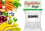 ZOXAR Pack Of 15 Ziplock Pouch Veg Bag, Zip lock Bag For Storage, Freezer RE-USABLE Zipper Bags, Ziplock Plastic Bags For Fridge Food Storage, Zip lock bags Medium Size 9