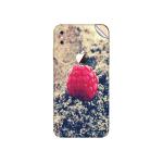 GADGETSWRAP Printed Vinyl Skin Sticker for Apple iPhone X/Xs - Red Raspberry