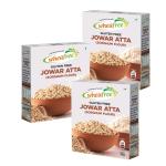Wheafree Gluten Free Jowar Atta (Sorghum Flour) - Pack of 3 - (1kg Each) | Easy to Digest | Suitable for Celiacs
