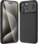Star Craftune CamShiled Pro iPhone 15 Pro Max Phone Case 6.7 inch, Case with Sliding Camera Lens Cover Protector Protect Privacy, Shockproof Anti Scratch Cover for iPhone 15 Pro Max, Black
