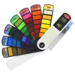 Hasthip Black Foldable Solid Watercolor Paint Set With Refillable Water Brush Pen And Absorbent Sponge