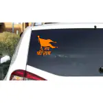 Shivoid Jai Shree Ram Sticker for Car, Bike and Scooty (15cm x 11cm) (Orange, Glossy Shining Vinyl) (Style 3)