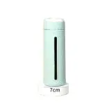 Welour Glass Green Texture Water Bottle In - 420 Ml