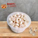 Bhakti2Shakti Cotton Ghee Wicks | Kapas Ghee batti for diya | 30 pieces Ghee diya | White | Ready to use pooja ghee batti | Pack of 1