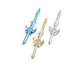 KIN Plastic Multicolor Attractive Talwar Design Bahubali Sword Fancy Blue Ink Gel Pen For Kids