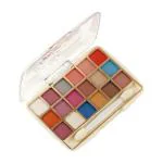 Colors Queen 18 Ultra Pigmented Colors Eyeshadow Palette with Brush Long Lasting and Easily Blendable Eye Makeup Palette Matte and Shimmery Finish (Multicolor 1)