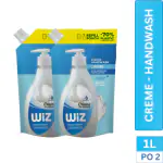 Wiz Hand Wash Creme 1L Refill Pouch (Pack of 2)