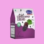 Delicious Dried Mulberry Black 200G - 100% Natural Black Mulberry | High In Antioxidants | Delicious Healthy Snack | Vacuum Packed | Delicious Brand
