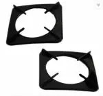 BALAJI MOBILES Steel Gas Stand Rustproof Square Shape Pan Support for Gas Stove LPG Stand Stove Stand Pan Support in (pack of 2)-f1