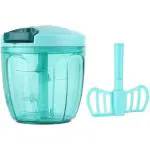 FAMOUS Onion Chopper Machine Hand 900 ML, Color Green