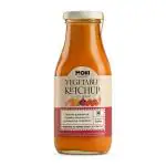MOKI Vegetable Ketchup, No Refined Sugar, Gluten Free, Vegan , Made with Real Ingredients - Onions, Tomatoes ,Carrots, Pumpkin, Garlic, Sunflower Oil, (1 pack of 300 ml)
