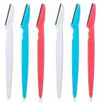 BMG IMPORT EXPORT 6 Pcs Eyebrow Razors - Dermaplane Razor for Women Face for Trimming and Shaping, Multipurpose Exfoliating Face Razor and Eyebrow Shaper with Protective Skin Guard