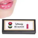 Urbaano Herbal Beetroot Lip Balm, Lip Scrub & Lip Nourishing Oil Serum 100% Vegan - Combo Lip Care Kit- For Dry, Smoked, Chapped & Dark Lips (A Complete Solution) Gift Pack