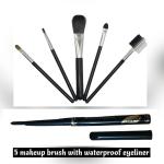 Makeup Kit for Girls: LADYEYE Makeup Brush & Eyeliner Combo for Seamless Beauty