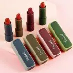 MANSLY Natural Velvet Matte Lipstick, Moisturizing Long Lasting Lipstick 4Pec