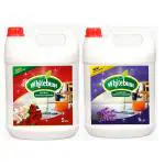 Whitebust Ultra Shine Floor Cleaner Liquid-5 Ltr for Cleans and Shines to Tiles, Marble, Italian Floor & Surface Cleaner -(Floral & Lavender 5 Litre Can)
