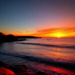 Love Creation A4 Size poster print for creative wall art- tropical-evening-7198(Non Sticker)