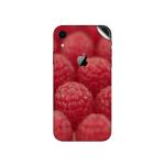 GADGETSWRAP Printed Vinyl Skin Sticker for Apple iPhone XR - Raspberry Fruit Red