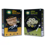Millet Amma Organic Millet Breakfast Idli and Rava Dosa Combo | Millet Rava Dosa Mix 250g + Millet Rava Idli Mix 250g