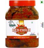Momsy Premium Homemade Stuffed Banarasi Red Chilli Pickle, Lal Mirchi Ka Achaar (950gm)