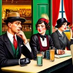 Love Creation A4 Size poster print for creative wall art- parisian-jazz-band-art-print-7082(Non Sticker)