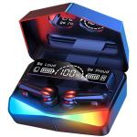 MD ADVANCE TECHNOLOGY M28 Wireless Bluetooth In Ear Earbuds with LED Display & Charging Case Built-in Dual Modes Game & Music Noise Cancelling True Wireless Earphones