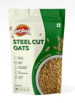 Zerobeli Gluten Free Steel Cut Oats 2kg Pouch| High in Fiber & Protein| Hearty and Healthy|