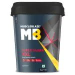 MuscleBlaze Super Gainer XXL, For Muscle Mass Gain (Banana, 5 Kg/ 11 lb)