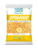 Natureland Organics 1Kg Arhar / Toor Dal - Organic Healthy Pulses
