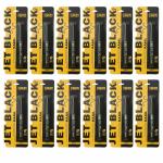 OCTAVIA BEAUTY Jet Black Eye Kajal for Women Smudge-Proof & Long Lasting | Yellow Packet | Black Kajal | Pack of 12