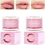 DAIMANPUHANDAIYAN 2in1 Sugar Scrub Lip Balm Combo Pack for Lip Repair, Nourishing Pink Fruity (Pack of: 2, 22 g)