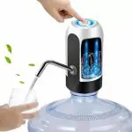 Kuppy Hitech Kitchen Automatic Water Pump, Water Dispenser Pump, Drinking Water Jar Pump For Universal Bottles Usb Charging (White/Black) Bottled Water Dispenser