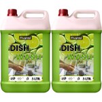 Fivanta Dishwash Liquid 10 Liter Green Antibacterial & Leaves No Residue | Fast Cleaner For All Types Of Utensils
